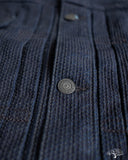 Pure Blue Japan 6220 Sashiko Type 2 Jacket - Indigo x Black