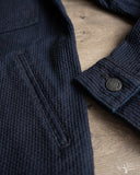 Pure Blue Japan 6220 Sashiko Type 2 Jacket - Indigo x Black