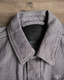 Pure Blue Japan 6221 Sashiko Type 3 Jacket - Grey x Black