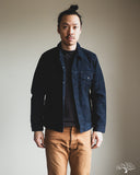 Pure Blue Japan 6221 Sashiko Type 3 Jacket - Indigo x Black