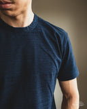 Pure Blue Japan Jersey Crew Neck Tee - Dark Indigo