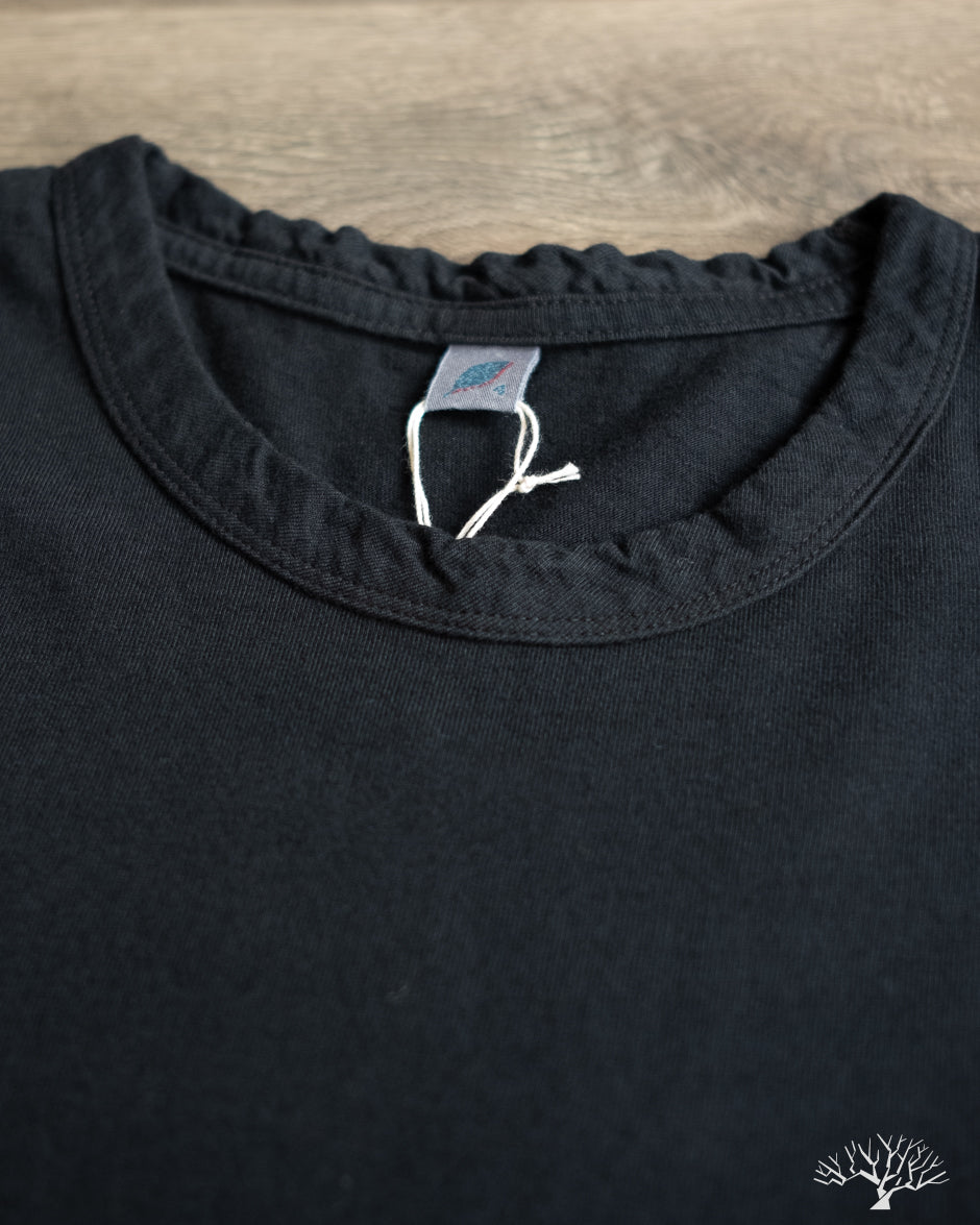 Pure Blue Japan Jersey Crew Neck Tee - Indigo Black