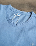 Pure Blue Japan Jersey Crew Neck Tee - Pale Indigo