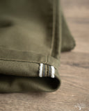 Pure Blue Japan Moleskin Trousers - Olive