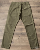 Pure Blue Japan Moleskin Trousers - Olive