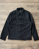 Pure Blue Japan Sashiko Type 2 Jacket - Grey x Black