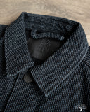 Pure Blue Japan Sashiko Type 2 Jacket - Grey x Black