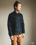 Pure Blue Japan Sashiko Type 2 Jacket - Indigo x Indigo