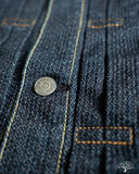 Pure Blue Japan Sashiko Type 2 Jacket - Indigo x Indigo