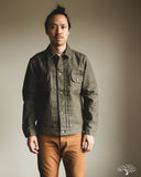 Pure Blue Japan Sashiko Type 2 Jacket - Olive x Olive