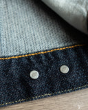 Pure Blue Japan Sashiko Type 3 Jacket - Indigo x Indigo