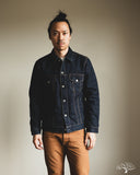 Pure Blue Japan Sashiko Type 3 Jacket - Indigo x Indigo