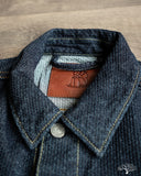 Pure Blue Japan Sashiko Type 3 Jacket - Indigo x Indigo