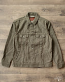 Pure Blue Japan Sashiko Type 3 Jacket - Olive x Olive