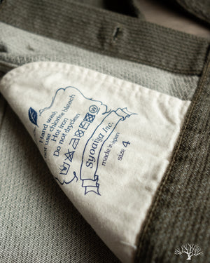 Pure Blue Japan Sashiko Type 3 Jacket - Olive x Olive