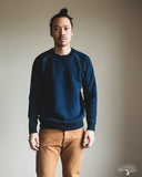 Pure Blue Japan Yarn Dyed Indigo Sashiko Sweatshirt