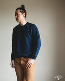 Pure Blue Japan Yarn Dyed Indigo Sashiko Sweatshirt