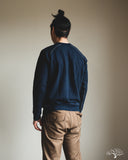 Pure Blue Japan Yarn Dyed Indigo Sweatshirt