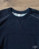 Pure Blue Japan Yarn Dyed Indigo Sweatshirt