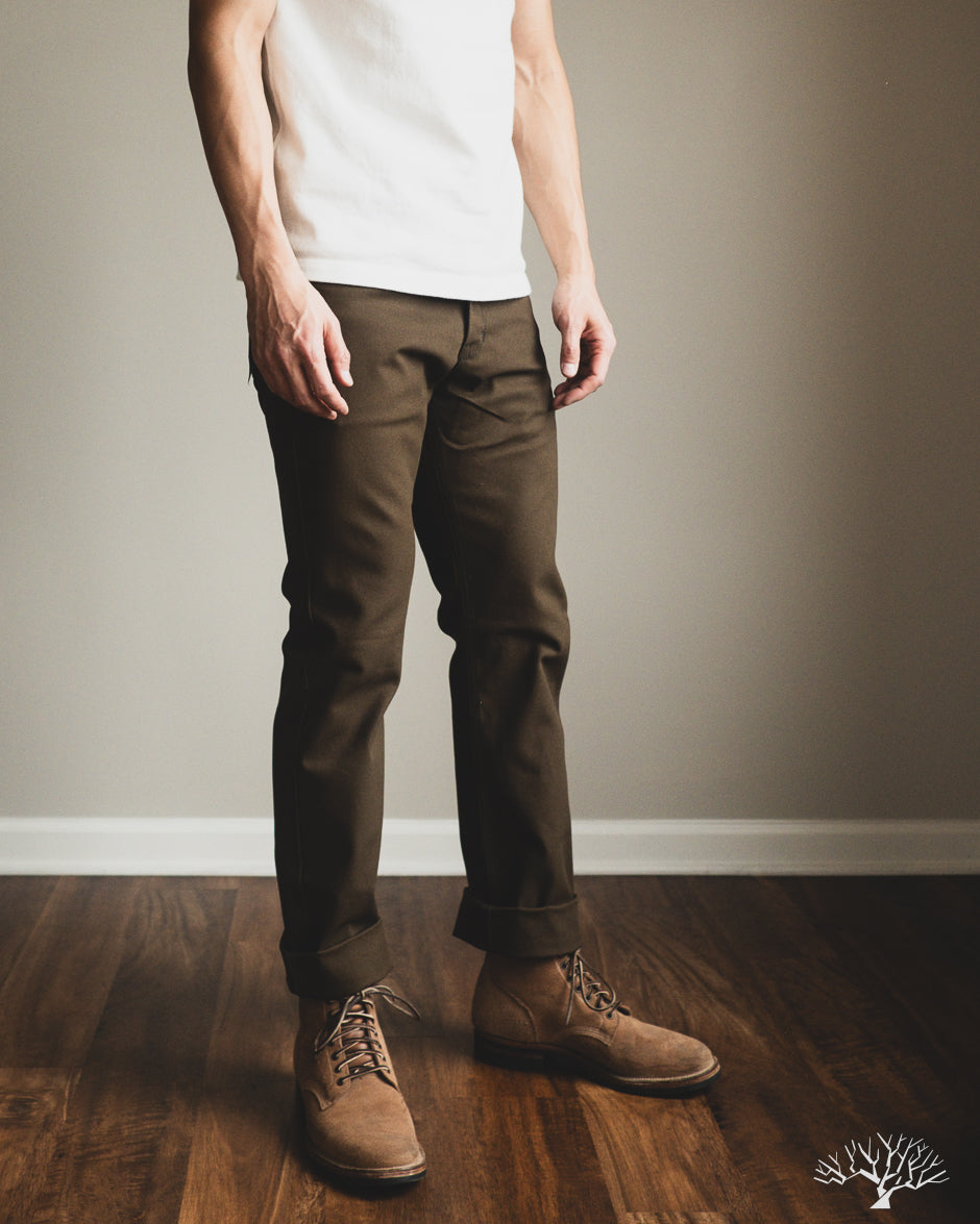 Railcar Fine Goods Rebels Duck Canvas Pants - Seaweed Green