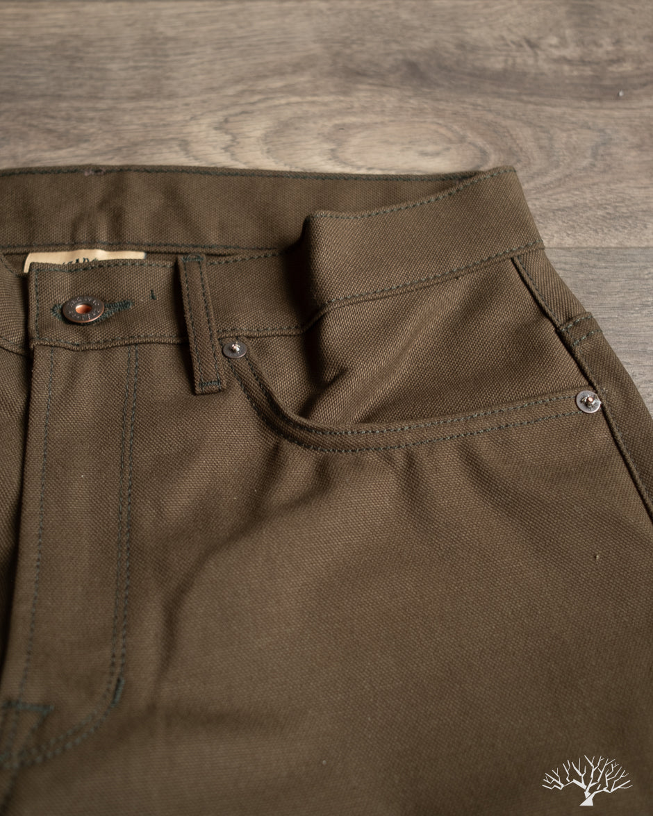 Railcar Fine Goods Rebels Duck Canvas Pants - Seaweed Green