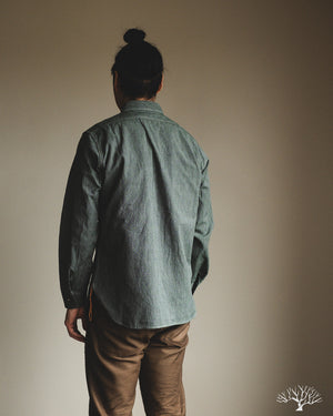 Rite Stuff Atlas Work Shirt - Sage Green Salt & Pepper