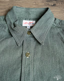 Rite Stuff Atlas Work Shirt - Sage Green Salt & Pepper