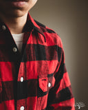 The Rite Stuff Icebreaker 11oz Buffalo Plaid Flannel Work Shirt - Red