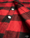 The Rite Stuff Icebreaker 11oz Buffalo Plaid Flannel Work Shirt - Red