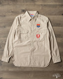 The Rite Stuff Uncle Sam Selvedge Chambray Work Shirt - Tan