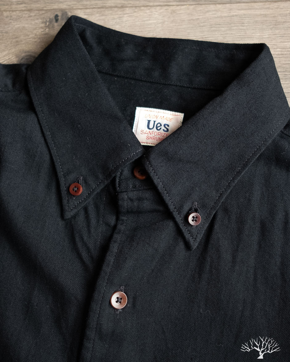 UES 6oz Button-Down Shirt - Black