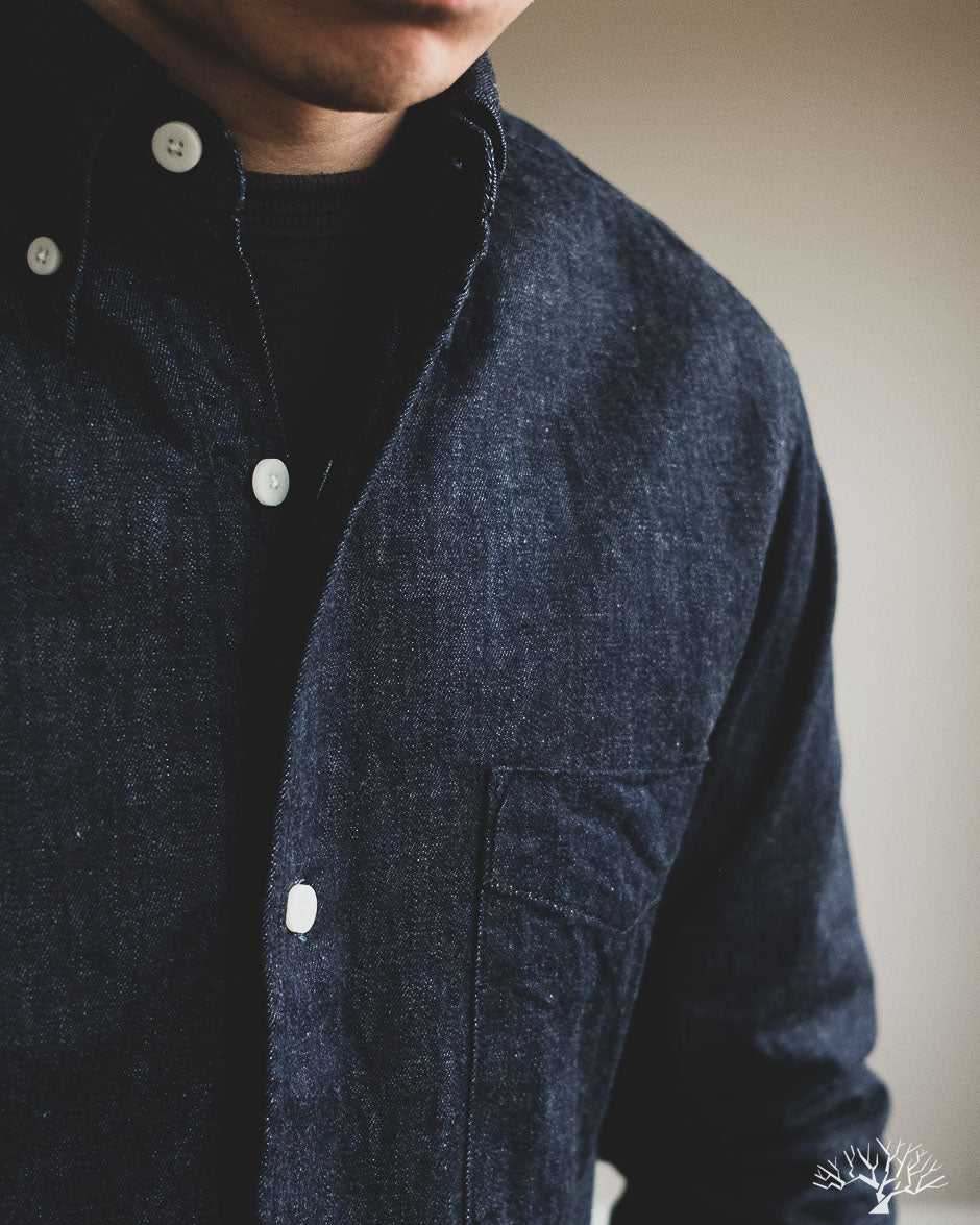 UES 6oz Button-Down Shirt - Denim