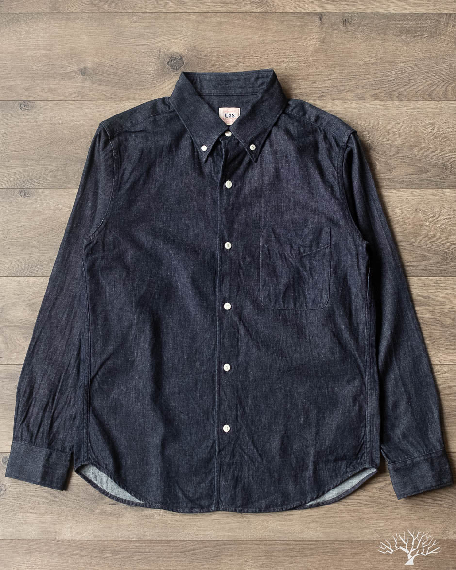 UES 6oz Button-Down Shirt - Denim