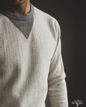 UES 70RW-DU - New Purcara Sweatshirt - Oatmeal/Grey