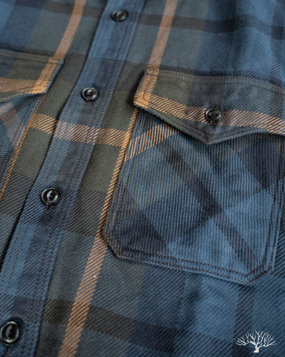 UES - Extra Heavy Flannel (502354) - Blue – Withered Fig