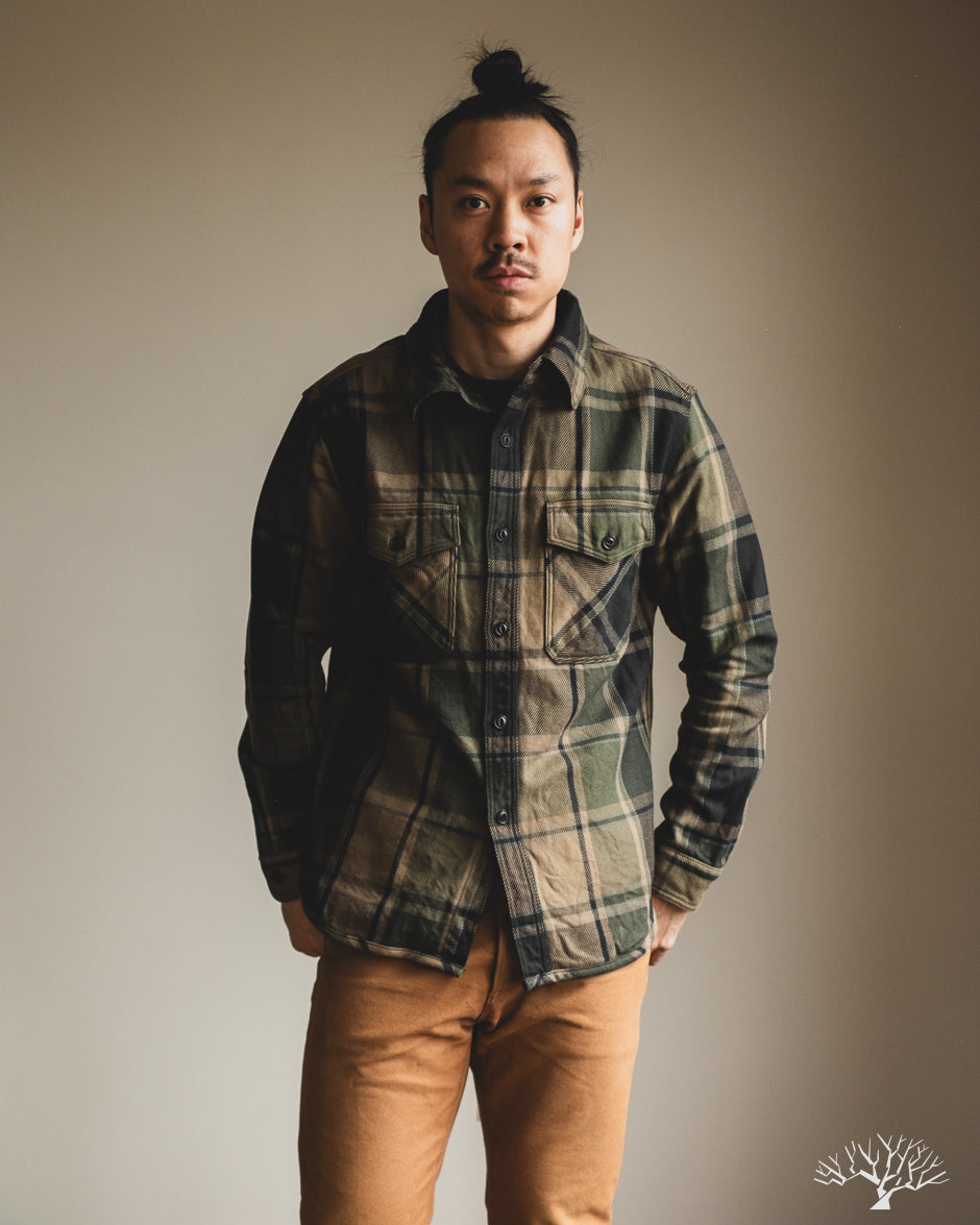 UES Extra Heavy Flannel (502451) - Olive