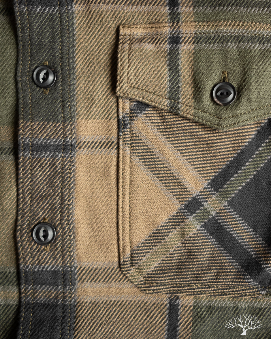 UES Extra Heavy Flannel (502451) - Olive