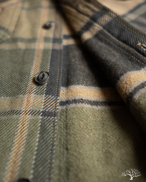 UES Extra Heavy Flannel (502451) - Olive