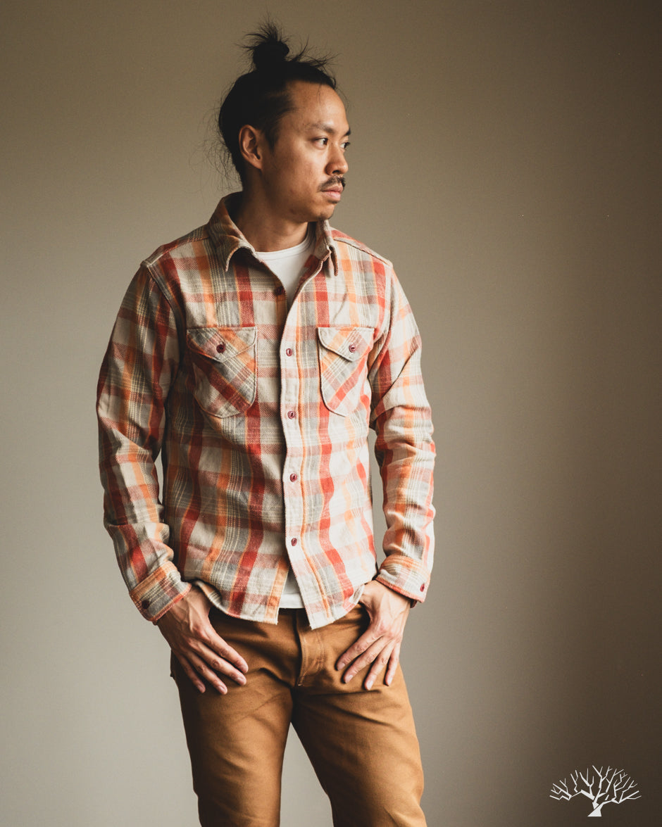 UES Heavy Flannel (502453) - Orange