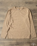 UES No. 8 Slub Nep Long-Sleeve Tee - Beige