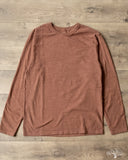 UES No. 8 Slub Nep Long-Sleeve Tee - Brown