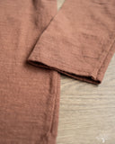 UES No. 8 Slub Nep Long-Sleeve Tee - Brown