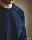 UES No. 8 Slub Nep Long-Sleeve Tee - Indigo