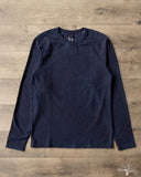 UES No. 8 Slub Nep Long-Sleeve Tee - Indigo