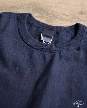 UES No. 8 Slub Nep Long-Sleeve Tee - Indigo