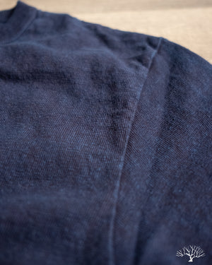 UES No. 8 Slub Nep Long-Sleeve Tee - Indigo