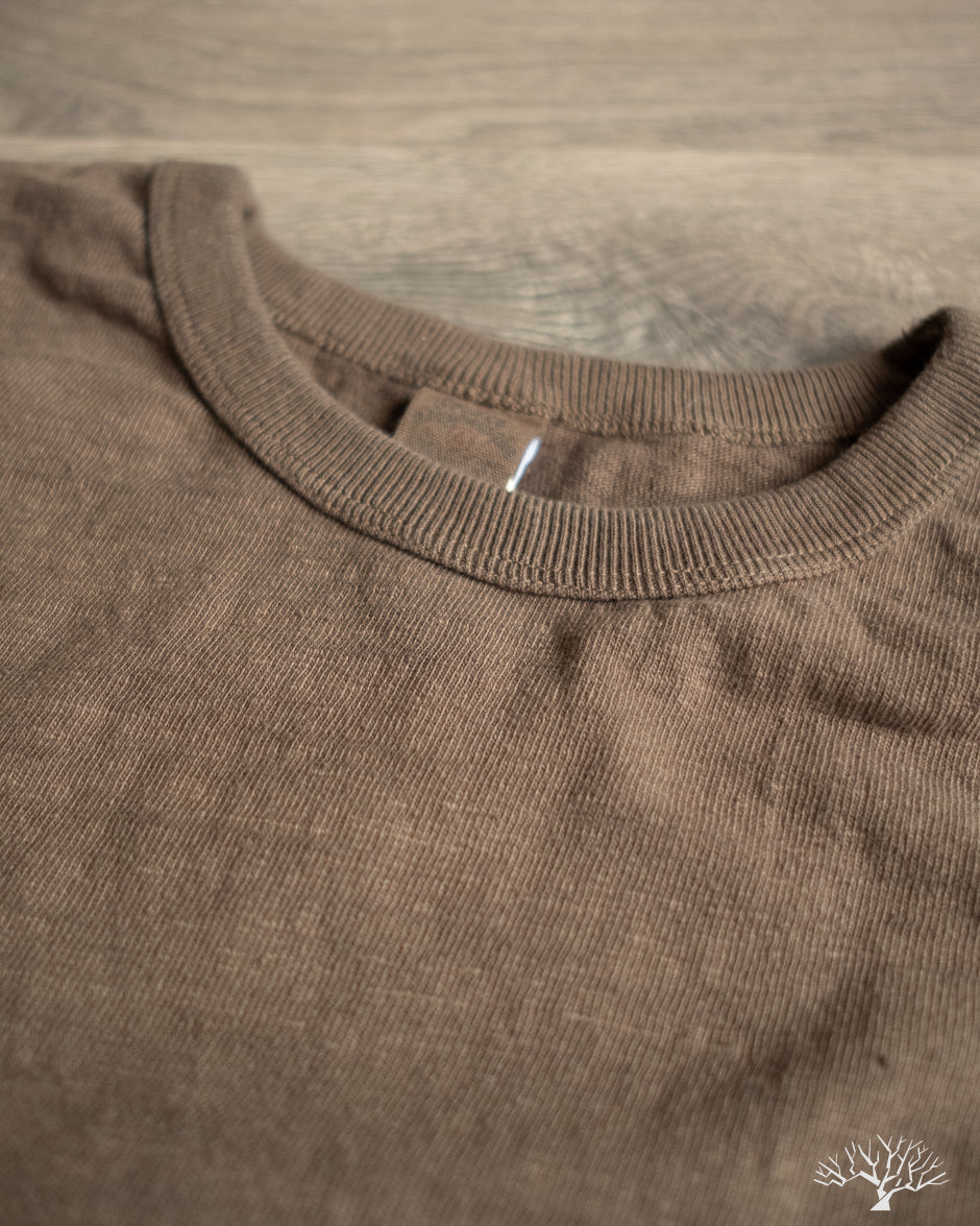 UES No. 8 Slub Nep Long-Sleeve Tee - Olive