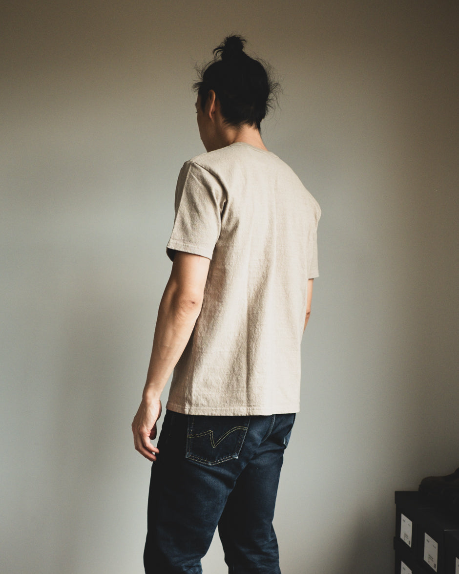 UES No. 8 Slub Nep Tee - Beige