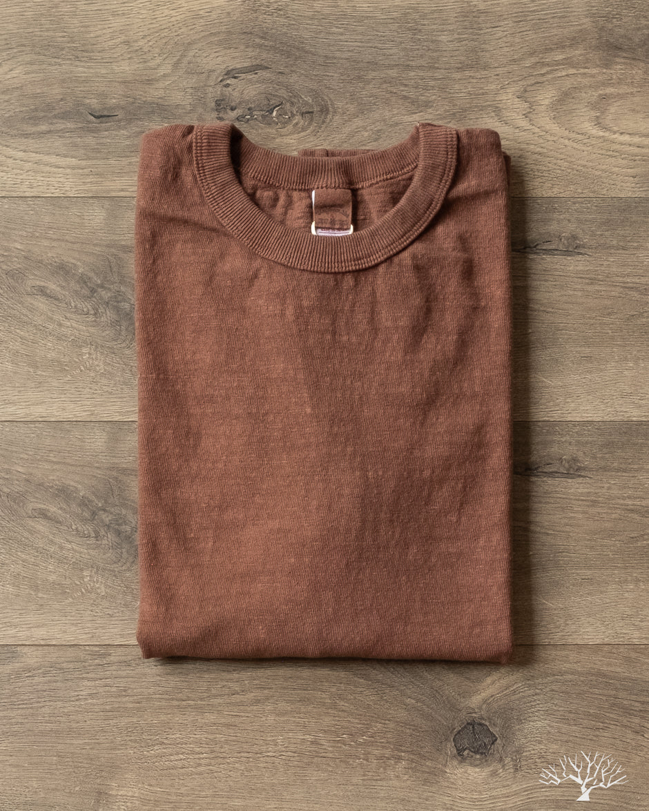 UES No. 8 Slub Nep Tee - Brown