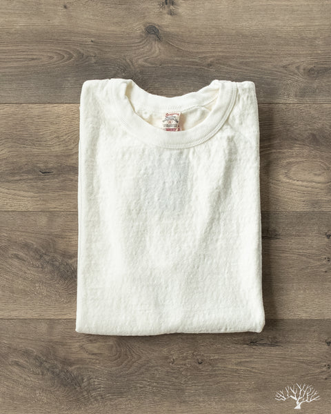 UES - No. 8 Slub Nep Long-Sleeve Tee - White – Withered Fig